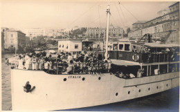 Le Bateau ITALIA * Commerce Transport Promenade * Où ? * Photo Ancienne 13x8.2cm - Piroscafi