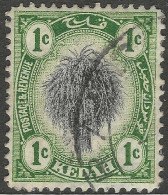 Kedah (Malaysia). 1912 Definitives. 1c Used. Mult Crown CA W/M SG 1 - Kedah