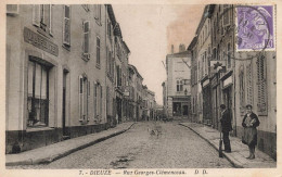 Dieuze * Rue Georges Clémenceau * Commerce M. LORENTZ * Villageois - Dieuze