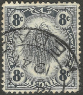 Kedah (Malaysia). 1922-40. Definitives. 8c Used. Mult Script CA W/M SG 27 - Kedah