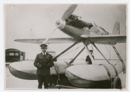 Tentative De Record De Vitesse En Hydravion.avion Construit Par L'Angleterre.Pilote Lieutenant Kinkead.1929. - Aviation