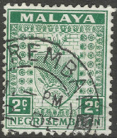 Negri Sembilan (Malaysia). 1935-41 Arms. 2c Used SG 22 - Negri Sembilan