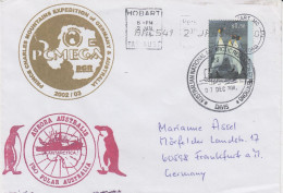 AAT Prince Charles Mountain Expedition Of Germany & Australia Ca Aurora Australis Ca Davis 07 DEC 2000 (PP172C) - Covers & Documents