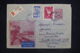BULGARIE - Entier Postal Illustré + Compléments En Recommandé De Plovdiv Pour La France En 1962 - L 143233 - Covers