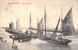 BELGIQUE - Blankenberghe - Les Estacades - Carte Postale Ancienne - Blankenberge