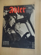 1 Zeitschrift Der Adler Heft 8 Berlin 10 April 1941 - Policía & Militar