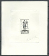 MAROC 1946 N° PA 49 En épreuve D'artiste Noire Signée Mazelin - Autres & Non Classés