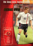 COCACOLA FIFA 2002 WOLRD CUP FOOTBALL CARDS - MICHAEL OWEN, ALMOST PERFECT CONDITION. ORIGINAL - Other & Unclassified