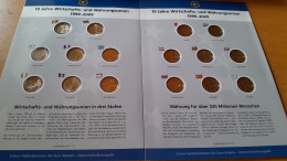 2316d: Motiv "10 Jahre Währungsunion", Gute Sammlung Münzen & Marken- Herausgegeben Von Der Deutschen Post AG - Collezioni