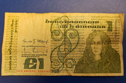 BILLET IRLANDE EIRE 1 Pound IRELAND Très Utilisé 15 Avril 1983 - Ireland