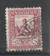 ANDORRA CORREO ESPAÑOL Nº 35 USADO (S.1.B) - Used Stamps