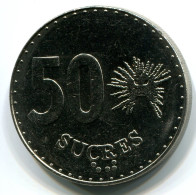 50 SUCRE 1991 ECUADOR UNC Moneda #W11014.E - Equateur