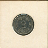 5 MILLIEMES 1938 EGIPTO EGYPT Islámico Moneda #AR332.E - Egypt