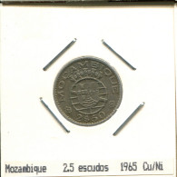 2$50 ESCUDOS 1965 MOZAMBIQUE Coin #AS413.U - Mosambik