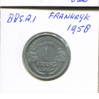 1 FRANC 1958 FRANCIA FRANCE Moneda #AN300.E - 1 Franc