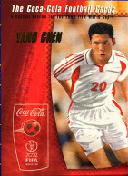 COCACOLA FIFA 2002 WOLRD CUP FOOTBALL CARDS OF CHINESE TEAM- YANG CHEN, ALMOST PERFECT CONDITION. ORIGINAL - Sonstige & Ohne Zuordnung