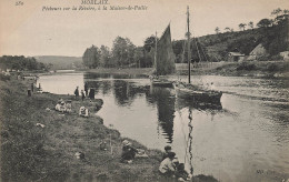 Morlaix * Les Pêcheurs Sur La Rivière , à La Maison De Paille * Bateau - Morlaix