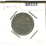 10 CENTS 1975 JAMAICA Moneda #BA113.E - Giamaica