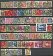 Norway NORGE #3 Scans Lot Old Small Size Issues In Used Condition : Numbers, Lion, Svalbard, Celebratives, P.Due Off.Sak - Oblitérés