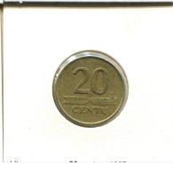 20 CENTU 1997 LITUANIA LITHUANIA Moneda #AS701.E - Lituanie