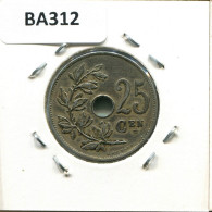 25 CENTIMES 1927 DUTCH Text BELGIUM Coin #BA312.U - 25 Cent