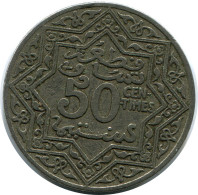 50 CENTIMES ND 1921 MARRUECOS MOROCCO Yusuf (1921-1924) Moneda #AH669.3.E - Morocco