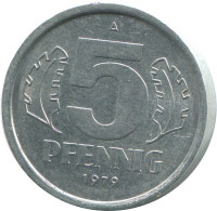 5 PFENNIG 1979 A DDR EAST GERMANY Coin #AE001.U - 5 Pfennig