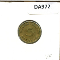 5 PFENNIG 1949 G WEST & UNIFIED GERMANY Coin #DA972.U - 5 Pfennig