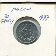 20 GROSZY 1977 POLONIA POLAND Moneda #AR776.E - Pologne