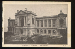 CPA Neuve MONACO Le Musée (issue De Carnet) - Museo Oceanográfico