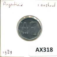 1 AUSTRAL 1989 ARGENTINIEN ARGENTINA Münze #AX318.D - Argentine
