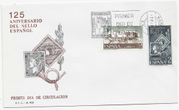 3762    FDC Madrid 1975,,  125 Aniversario Del Sello Español - FDC