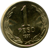 1 PESO 1990 CHILI CHILE UNC Pièce #M10081.F - Chili