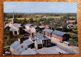 Eteignières (Ardennes) - Vue Aérienne - Le Centre, Commerces, Gaston De Lagrange, Bus, Autobus, Eglise - CPSM GF - Attigny