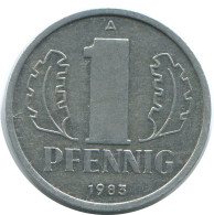 1 PFENNIG 1983 A DDR EAST GERMANY Coin #AE050.U - 1 Pfennig
