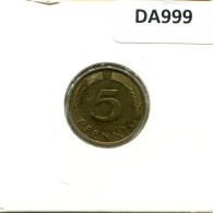 5 PFENNIG 1991 D WEST & UNIFIED GERMANY Coin #DA999.U - 5 Pfennig