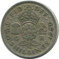 2 SHILLING 1950 UK GREAT BRITAIN Coin #AH006.1.U - J. 1 Florin / 2 Schillings