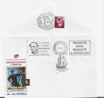 3762  Carta  Ciutadella 2001, Illes Balears, Homenaje Al Almirante David Ferragut - Storia Postale