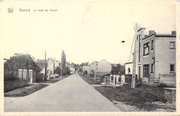 BELGIQUE - Hannut - La Route De Namur - Carte Postale Ancienne - Hannut