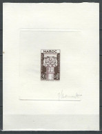 MAROC 1952 N° 316 En épreuve D'artiste En Brun Foncé Signée Dufresne - Autres & Non Classés