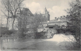 BELGIQUE - Ham-sur-Heure - Le Château Et La Cascade - Carte Postale Ancienne - Ham-sur-Heure-Nalinnes