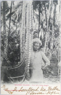 C. P. A. : SALOMON : SOLOMON ISLANDS : Prow Of A Native Pirogue, In 1906 - Isole Salomon
