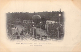 FRANCE - 59 - Lille - Exposition De Lille 1902 - Ascension Du Ballon De La Water-Chute - Carte Postale Ancienne - Lille