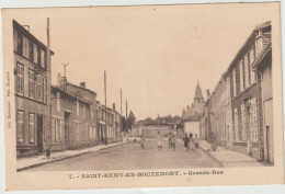 Dav : Marne :  SAINT  REMY En BOUZEMONT :  Grande  Rue - Saint Remy En Bouzemont