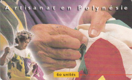 FR. POLYNESIA : FP088  60 Artisanat En Polynesie: Tifaifai ( Batch: A990638346) USED - Polynésie Française