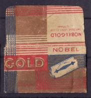 "NOBEL GOLD" Razor Blade Old Vintage WRAPPER (see Sales Conditions) - Lamette Da Barba