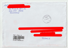 6559 Lettre Cover ROUMANIE ROMANIA Recommandé Registered Code Barre Ghiseu Arad Recomandata - Poststempel (Marcophilie)