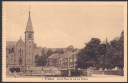 +++ CPA - MUSSON - Grand' Place Et Vue Sur L'Eglise // - Musson