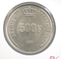 BOUDEWIJN * 500 Frank 1990 Vlaams * F D C * Nr 12374 - 500 Francs