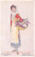 Ac9148  - GREECE - VINTAGE POSTCARD -  ETHNIC, Illustrated Costumes GLAMOUR - Europa